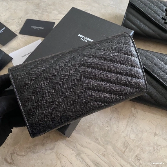 YSL MONOGRAM WALLET FLAP LARGE 0727